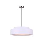 Canarm Landra ICH1148A03BN21 3-Lights Brushed Nickel Rod Chandelier