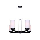 Canarm ICH1165A05BK-FR Kinslea 300W Matte Black Chandelier