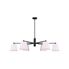 Canarm ICH1201A06BK Aspen 240W Matte Black Chandelier