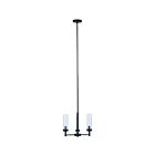 Canarm ICH1205A03BK 3-Lights 180W Matte Black Chandelier