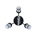Canarm ICH1205A03BK 3-Lights 180W Matte Black Chandelier