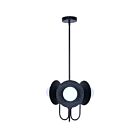 Canarm ICH1209A03BK9 3-Lights 120W Matte Black Chandelier