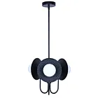 Canarm ICH1209A03BK9 3-Lights 120W Matte Black Chandelier