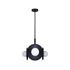 Canarm ICH1210A04BK9 3-Lights 160W Matte Black Chandelier