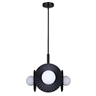 Canarm ICH1210A04BK9 3-Lights 160W Matte Black Chandelier