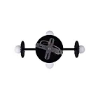 Canarm ICH1210A04BK9 3-Lights 160W Matte Black Chandelier
