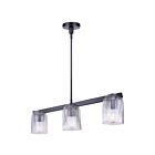 Canarm ICH1243A03BK Renzo 180W Matte Black Chandelier