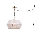 Canarm Ikaria ICH2110B04GD18 4-Lights Gold Chain Chandelier