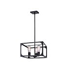 Canarm ICH2180B03BK14 3-Lights 180W Matte Black Chandelier