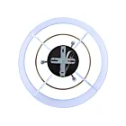 Canarm ICH2191B03GD24 3-Lights 180W Gold Chandelier