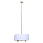 Canarm ICH2191B03GD24 3-Lights 180W Gold Chandelier