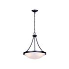 Canarm ICH4115BK Devon 300W Matte Black Chandelier
