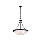 Canarm ICH4118BK Devon 300W Matte Black Chandelier