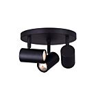 Canarm ICW1022A03BK10 MARENA 150W 3-Lights Matte black Adjustable Track Lights