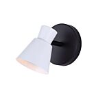 Canarm Radley ICW1163A01BW10 1-Light Matte Black and Matte White Track Light
