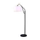 Canarm IFL1024A62BKG WINSTON 1-Light 100W Matte Black Floor Lamp