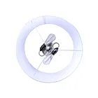 Canarm IFL2122B61BN 2-Lights 200W Brushed Nickel Floor Lamp