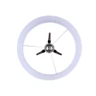 Canarm IFL2127B63BKW 1-Light 150W Matte Black Floor Lamp