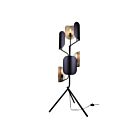 Canarm IFL2280B67BKG Zyric 360W Matte Black Floor Lamp