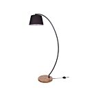 Canarm IFL2281B62BKW Élan 60W Matte Black Floor Lamp