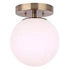 Canarm IFM1029A08GD-FO 1-Light 60W Gold Semi Flush Mount