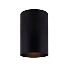 Canarm AGNA IFM1071A04BK 1-Light Matte Black 40W Flush Mount