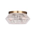 Canarm IFM1120A13GD WILLOW 2-Lights 120W Gold Flush Mount