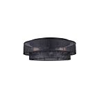 Canarm Bellamy IFM1149A19BK 3-Lights Matte Black Flush Mount