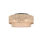 Canarm Bellamy IFM1149A19NBK 3-Lights Brushed Nickel Flush Mount