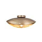 Canarm IFM1182A17AB Maverick Antique Brass Flush Mount