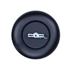 Canarm IFM1207A13BK 1-Light 60W Matte Black Semi Flush Mount