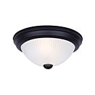 Canarm IFM211TMBK-F 75W Matte Black Flush Mount