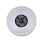 Canarm IFM2125B12BK 1-Light 100W Matte Black Semi Flush Mount