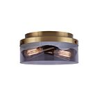Canarm IFM2288B12GD Nina 120W Gold Flush Mount