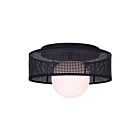 Canarm IFM2295B12BK Thane 60W Matte Black Flush Mount