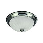 Canarm IFM31151N 2-Lights 80W Brushed Pewter Flush Mount