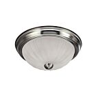 Canarm IFM31351N 2-Lights 120W Brushed Pewter Flush Mount