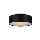 Canarm DEXTER IFM318A13BK 2 Lights Matte Black 120W Flush Mount