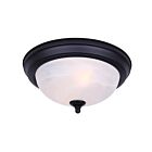 Canarm IFM411MBK 120W Matte Black Flush Mount