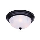 Canarm IFM415MBK 180W Matte Black Flush Mount