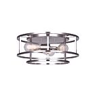 Canarm IFM757A16BN LUCA 3-Lights 180W Brushed Nickel Flush Mount