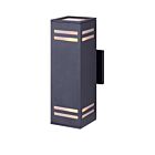 Canarm Tay IOL308BK 2-Lights Black Outdoor Wall Light