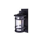 Canarm Iol340Bk Duffy 1-Light 100W Black Outdoor Wall Mount