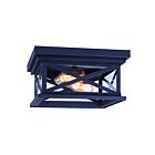 Canarm ELM IOL400BK 2-Lights Black Outdoor Flush Mount