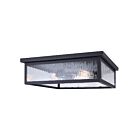 Canarm IOL709BK Shana 3-Lights Black Outdoor Flush Mount