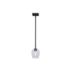 Canarm IPL1019A01BK CAIN 1-Light 100W Matte Black Mini Pendant