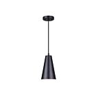 Canarm ORLI IPL1056A01BK 1 Light Matte Black 60W Pendant