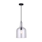 Canarm KEEVA IPL1059A01BK10 1 Light Matte Black 60W Pendant