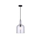 Canarm KEEVA IPL1059A01BK10 1 Light Matte Black 60W Pendant