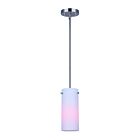 Canarm LANDER IPL1063A01BN 1-Light Brushed Nickel 60W Rod Pendant